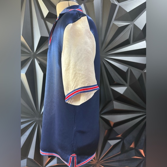 Gucci Navy and Beige Star Shirt IT50 - Picture 5 of 7